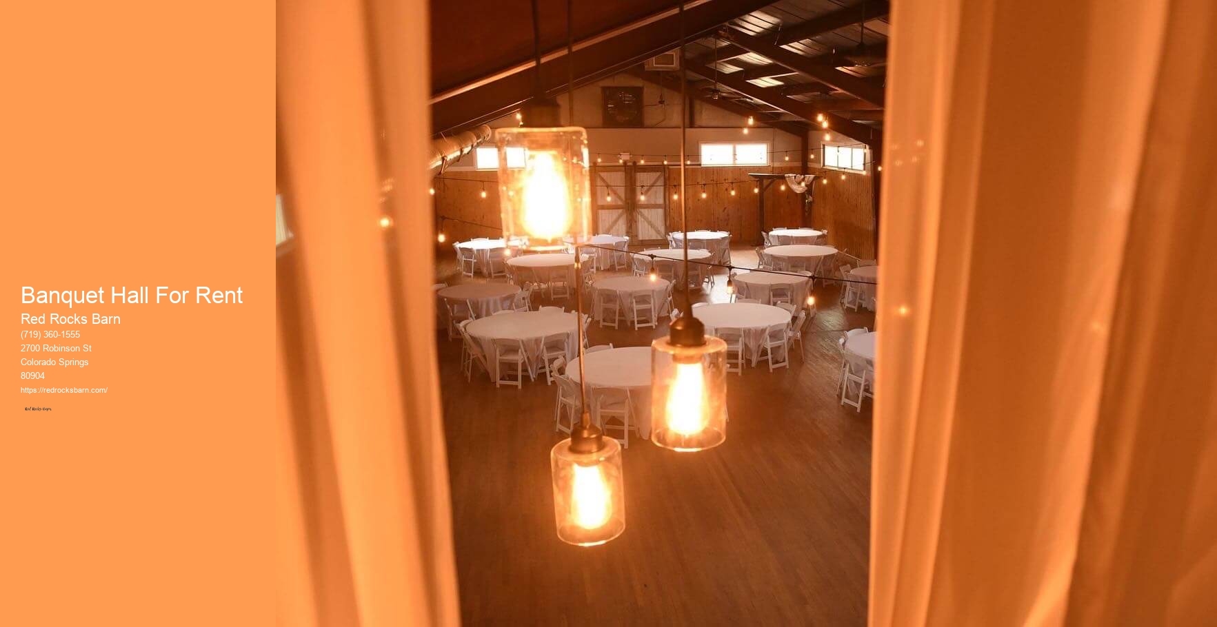 Banquet Hall For Rent