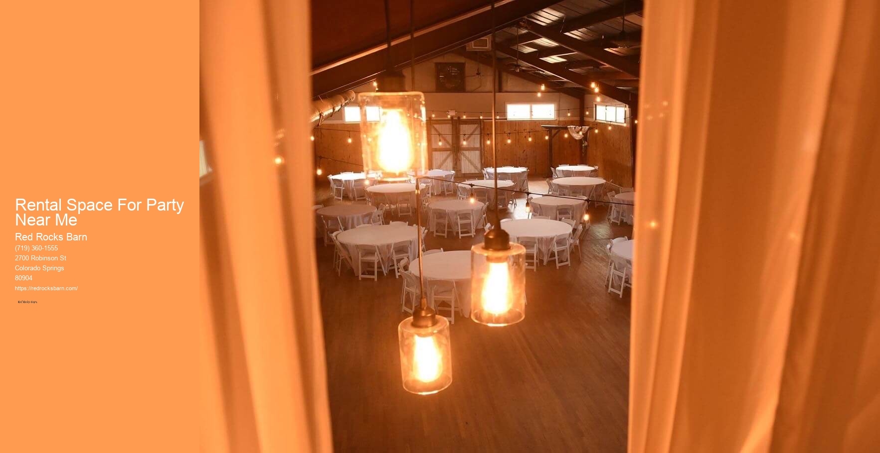 Rental Space For Party Near Me